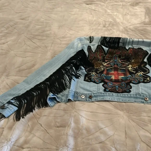 Handcrafted Def Leppard jacket - Picture 11 of 12